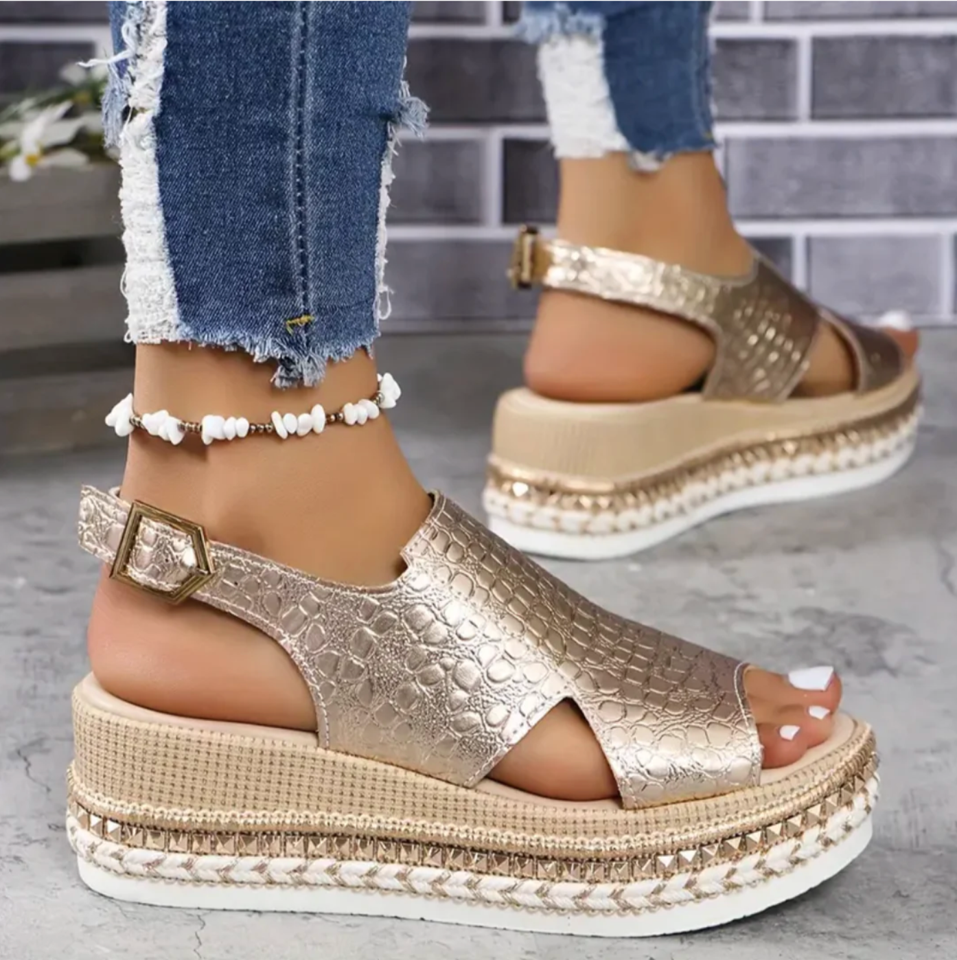 Orthopädische Sommer-Sandale für Damen mit Stil & Komfort