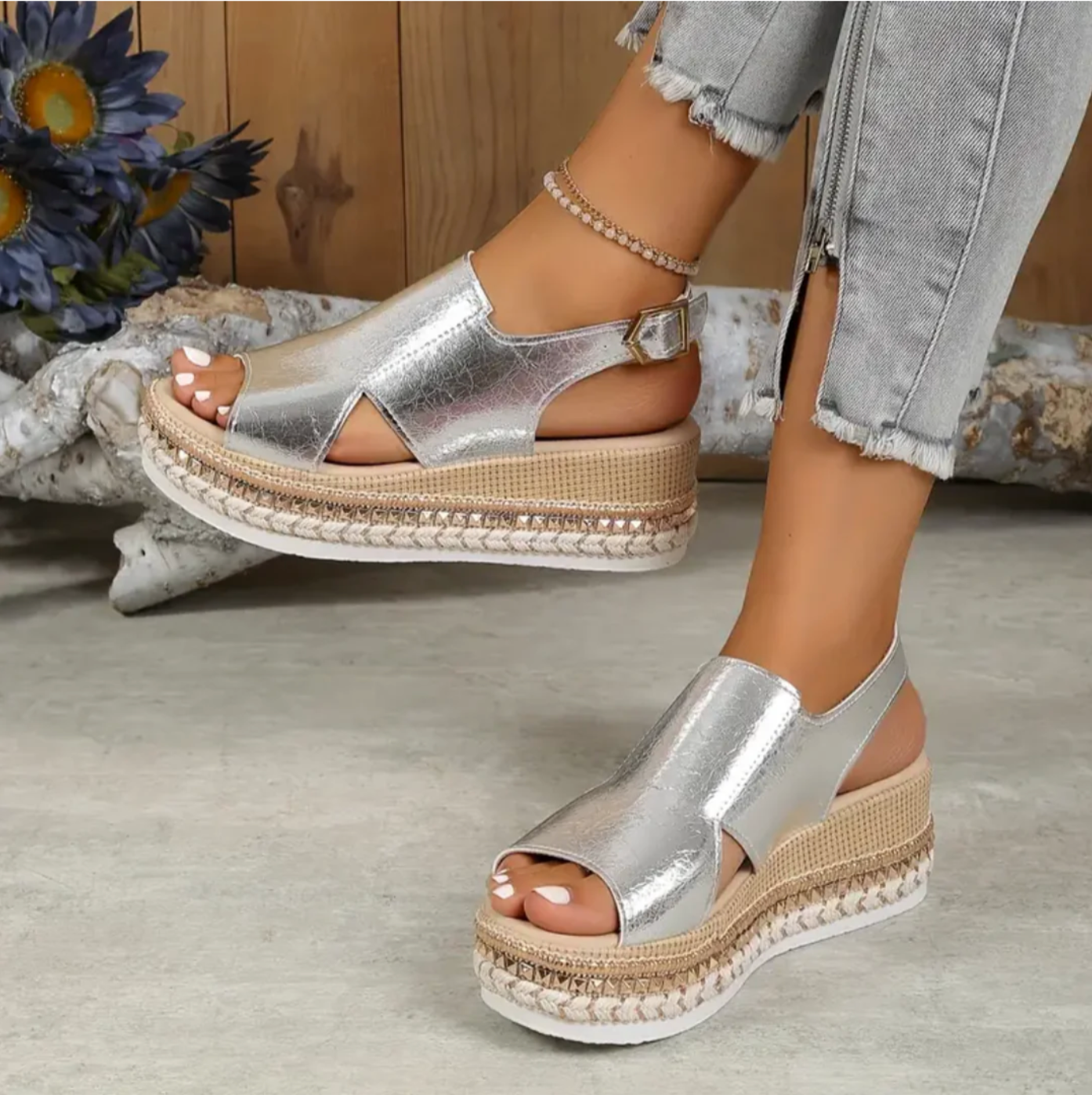 Orthopädische Sommer-Sandale für Damen mit Stil & Komfort