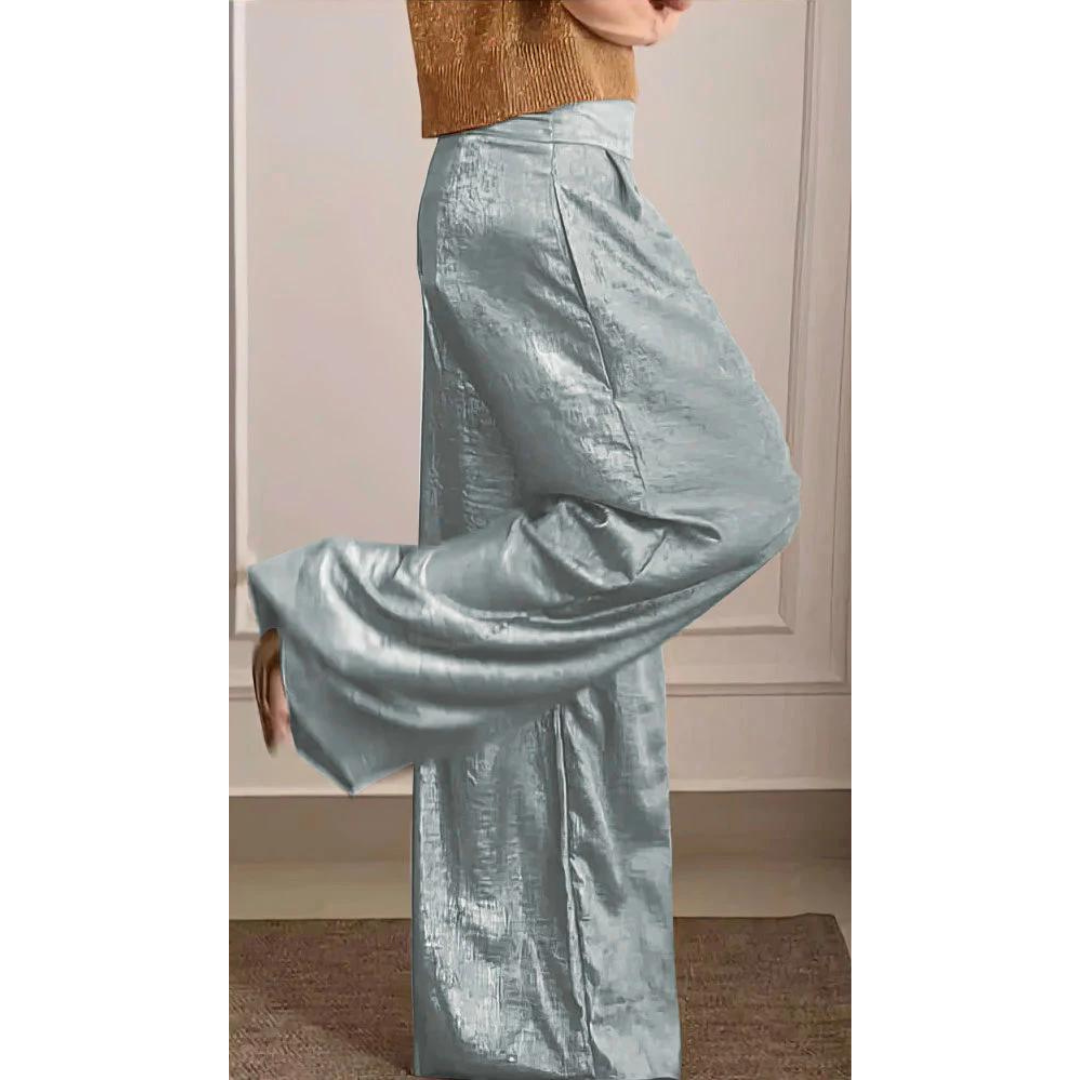 Elegantes Damen Zweiteiliges Set mit Oberteil & Hose | Lässiger Chic