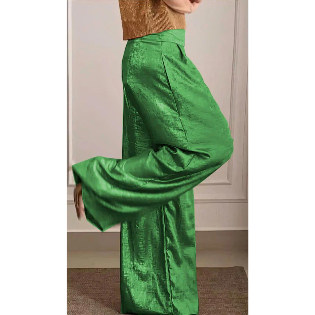 Elegantes Damen Zweiteiliges Set mit Oberteil & Hose | Lässiger Chic