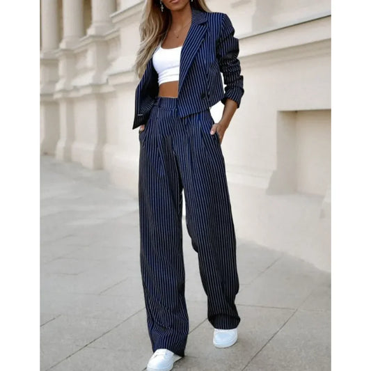 Zweiteiliges Damen Blazer & Hosen Set | Formeller Business Look