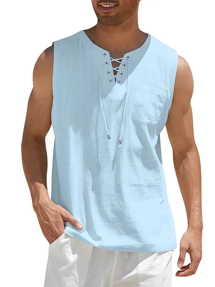 Ärmelloses Tanktop für Herren | Sommer Basic mit Stil & Komfort