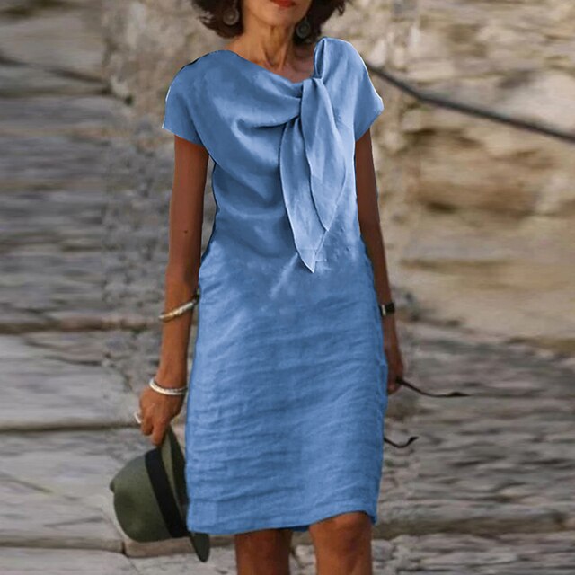 Kurzärmliges Abendkleid für Damen | Mini & Elegant