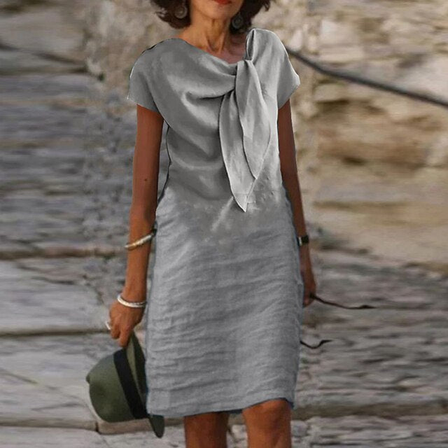 Kurzärmliges Abendkleid für Damen | Mini & Elegant