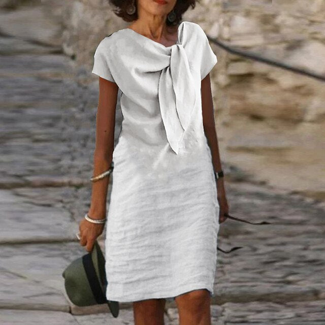 Kurzärmliges Abendkleid für Damen | Mini & Elegant