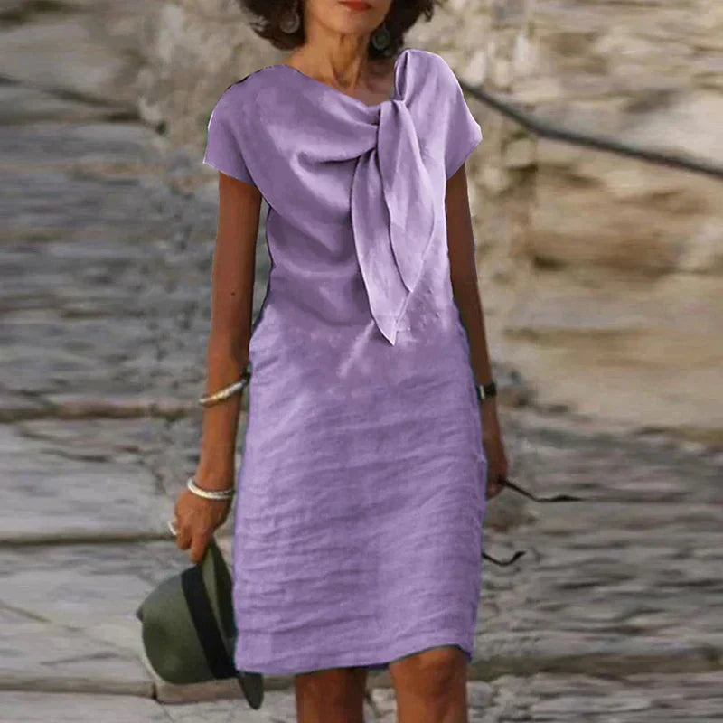 Kurzärmliges Abendkleid für Damen | Mini & Elegant