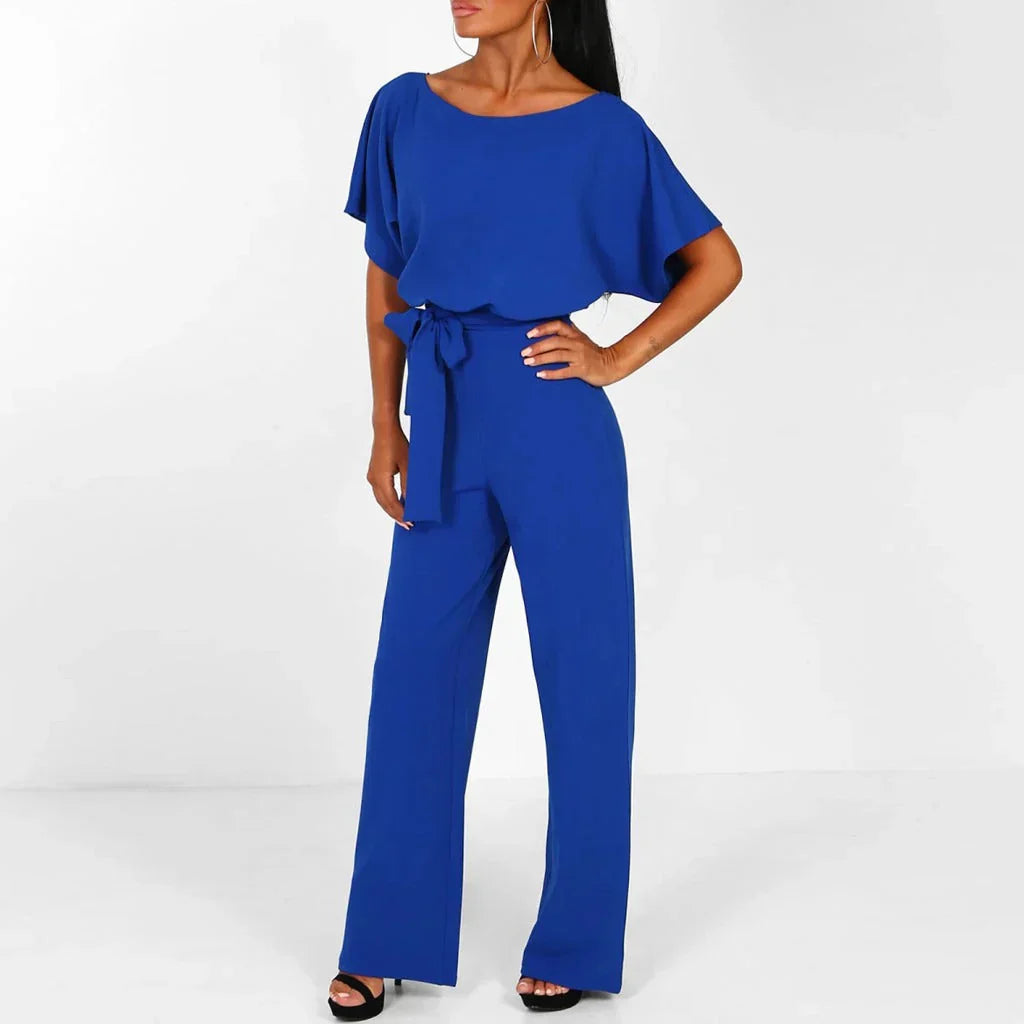 Sophia Elegance – Damen Jumpsuit | Stilvolles Weitbein-Jumpsuit