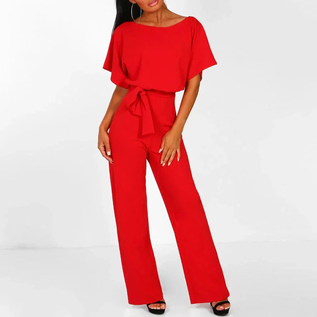 Sophia Elegance – Damen Jumpsuit | Stilvolles Weitbein-Jumpsuit
