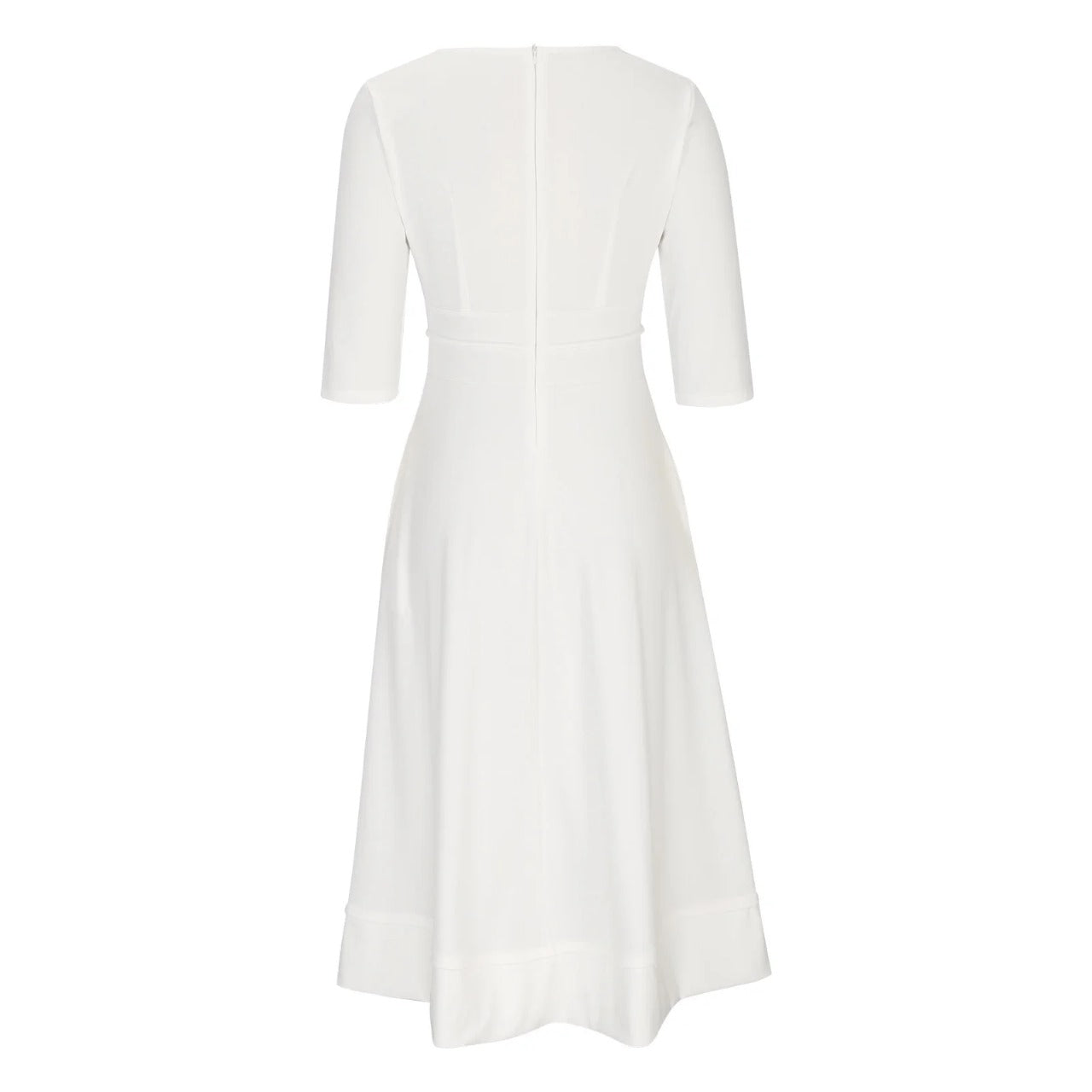 Elegantes Midi Abendkleid für Damen mit Ärmeln | Festlich & Figurbetont