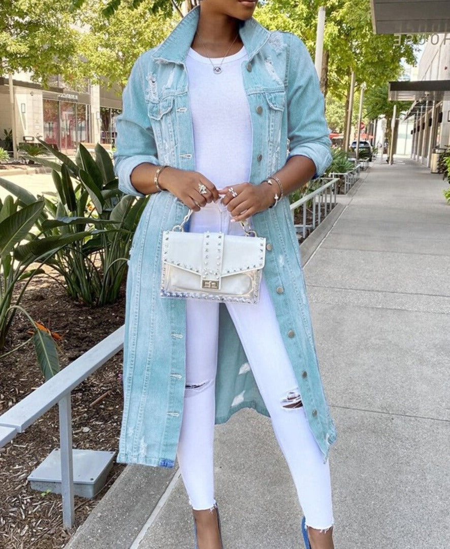 Klassische Damen-Button-Down-Jacke – Leicht & Zeitlos für den Sommer