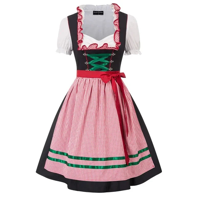 Damen Mini-Dirndlkleid – Oktoberfest Outfit Traditionell & Modern