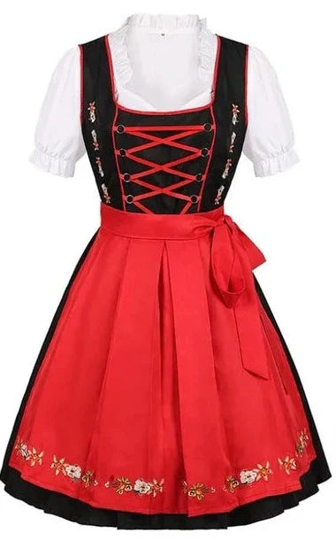 Damen Mini-Dirndlkleid – Oktoberfest Outfit Traditionell & Modern