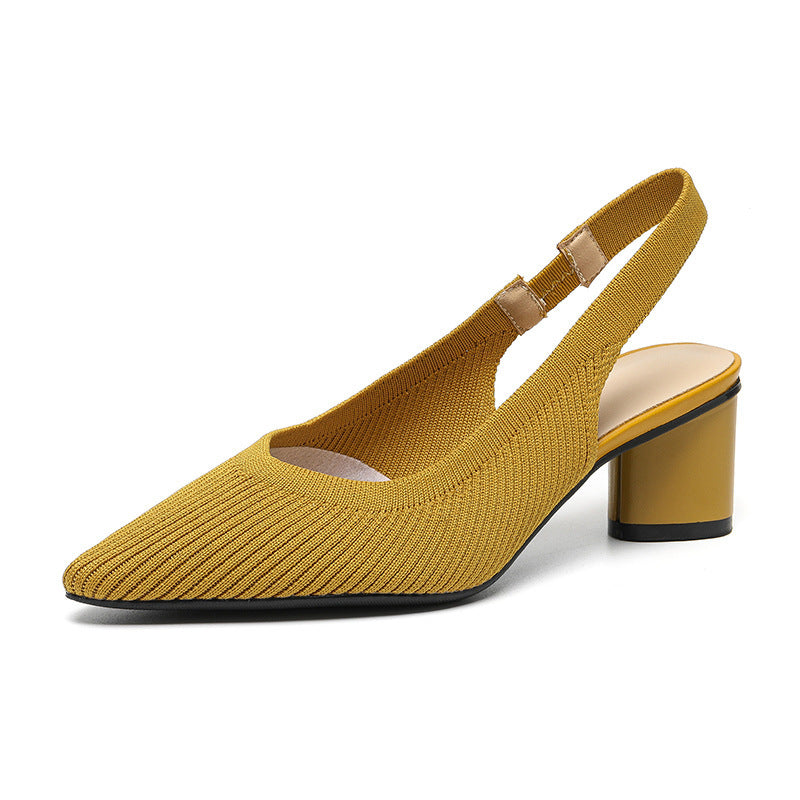 Elaria | Slingback-Absätze mit spitzer Zehe und Blockabsatz