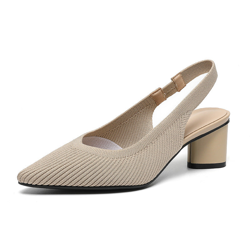Elaria | Slingback-Absätze mit spitzer Zehe und Blockabsatz