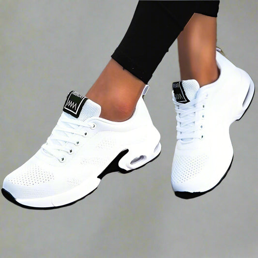 Bella – Orthopädische Damen-Turnschuhe mit Stoßdämpfung und 4 cm Fersenstütze
