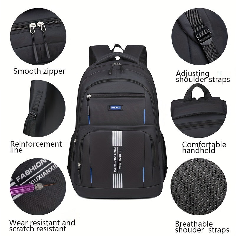 Geräumiger Laptop-Rucksack für Herren – Funktion trifft Stil im Alltag