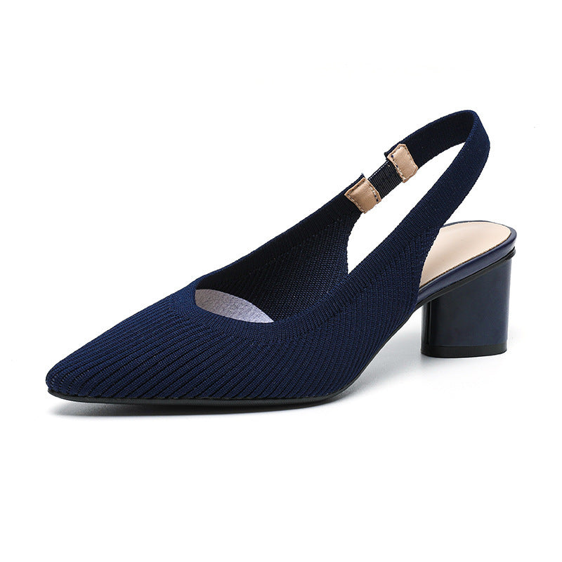 Elaria | Slingback-Absätze mit spitzer Zehe und Blockabsatz