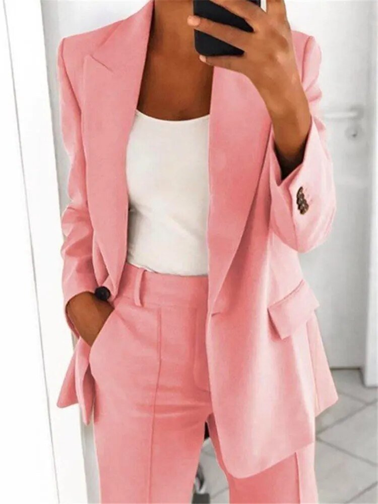 Zweiteiliges Damen Arbeitsset | Formeller Business Look