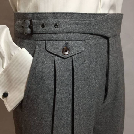 Formelle Herren-Hose mit hoher Taille – Elegant, bequem & business-tauglich