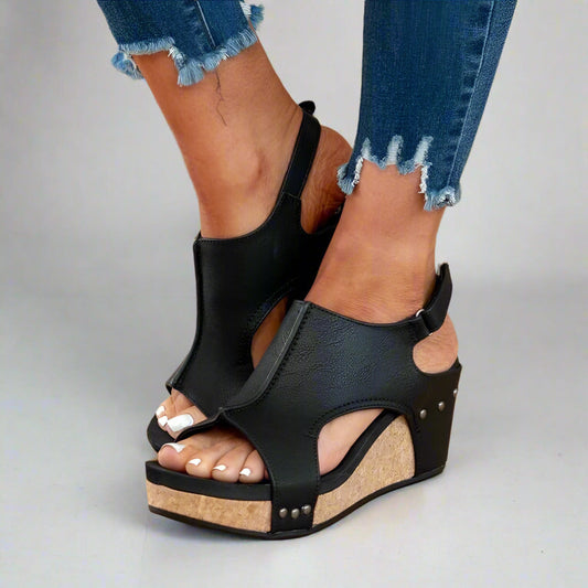 Lila – Orthopädische Sandalen aus veganem Leder mit Haltungskorrektur