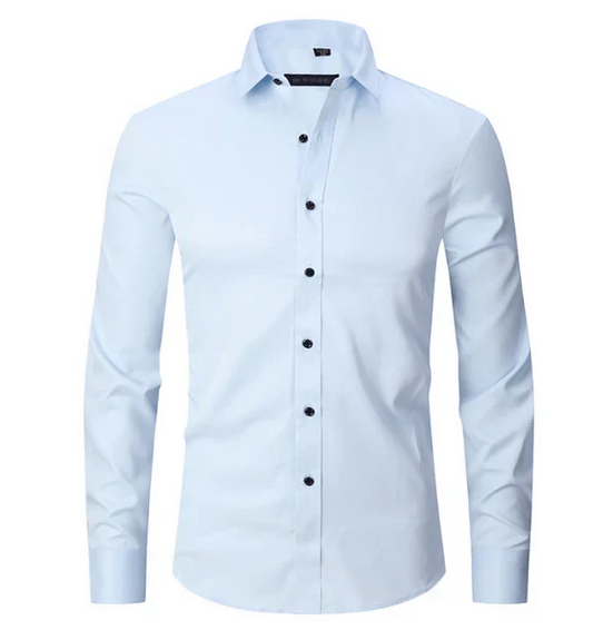 Formelles tailliertes Langarmhemd für Herren – Elegant, modern & vielseitig