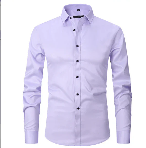 Formelles tailliertes Langarmhemd für Herren – Elegant, modern & vielseitig