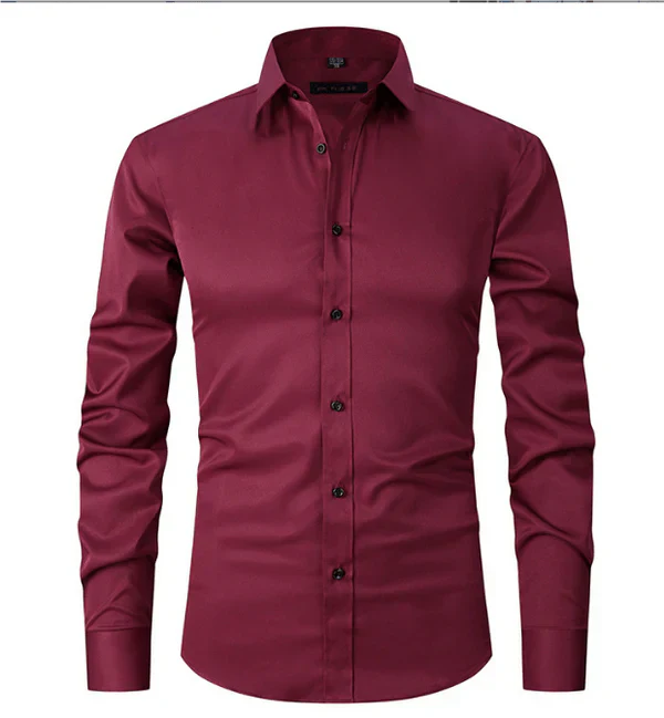 Formelles tailliertes Langarmhemd für Herren – Elegant, modern & vielseitig
