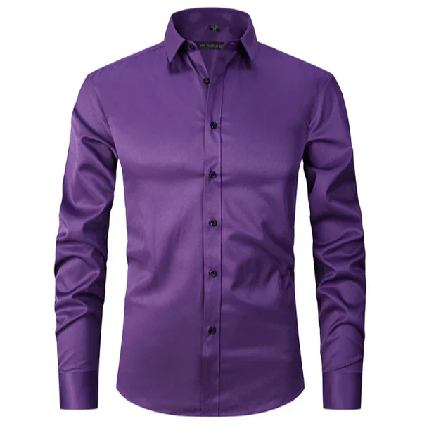 Formelles tailliertes Langarmhemd für Herren – Elegant, modern & vielseitig