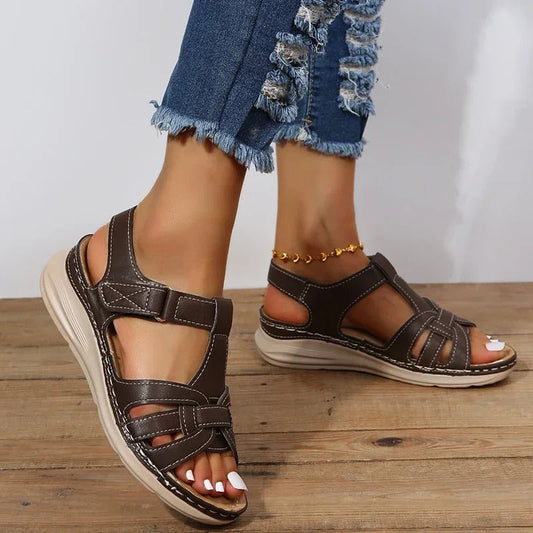 ISALIN | Orthopädische Leder Sandalen mit elegantem Design