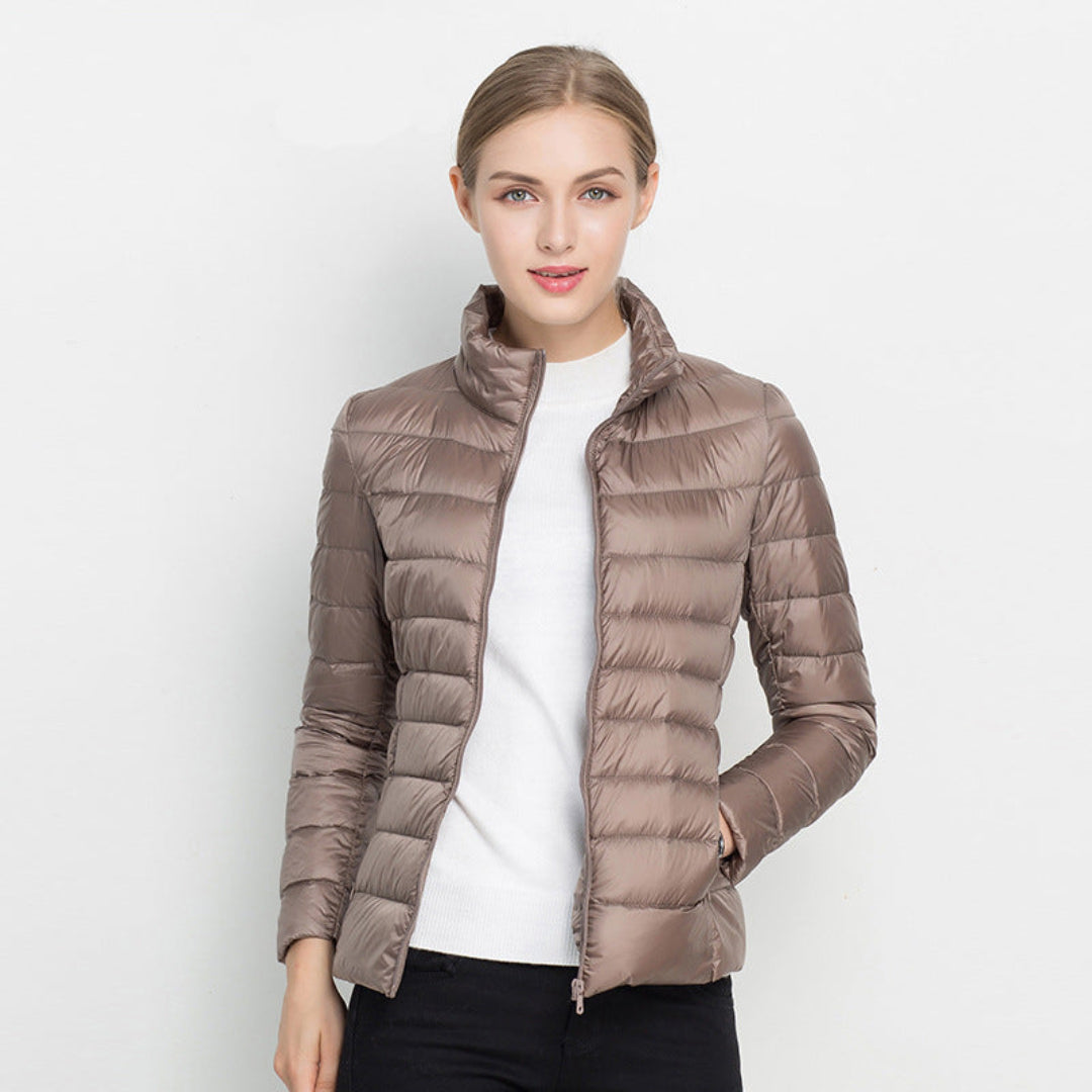 Damen-Steppjacke mit langen Ärmeln – Warm & Stilvoll