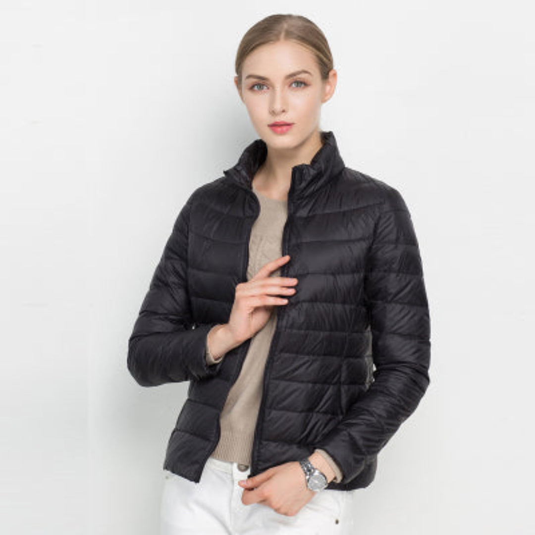 Damen-Steppjacke mit langen Ärmeln – Warm & Stilvoll