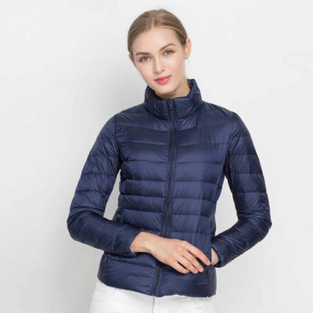 Damen-Steppjacke mit langen Ärmeln – Warm & Stilvoll