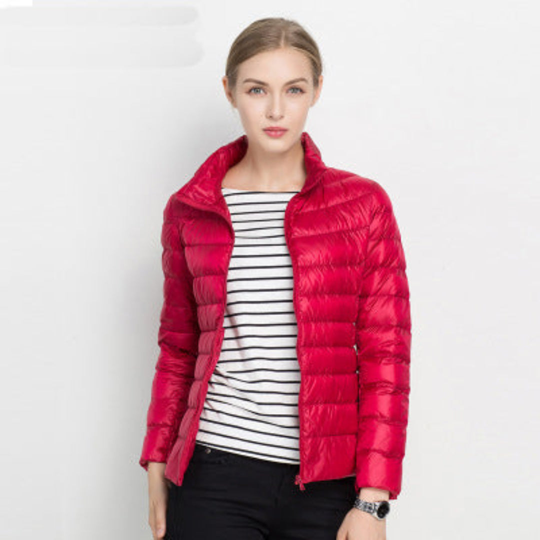 Damen-Steppjacke mit langen Ärmeln – Warm & Stilvoll