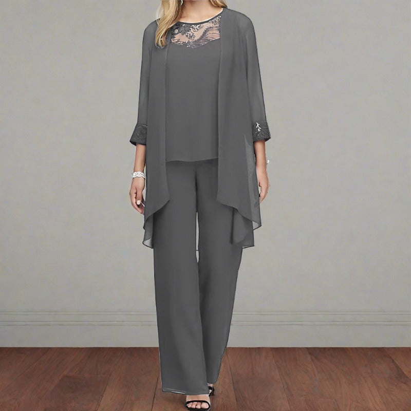 Dreiteiliges Formelles Damen Set | Elegant & Vielseitig