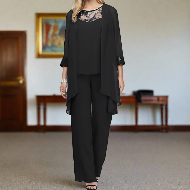 Dreiteiliges Formelles Damen Set | Elegant & Vielseitig